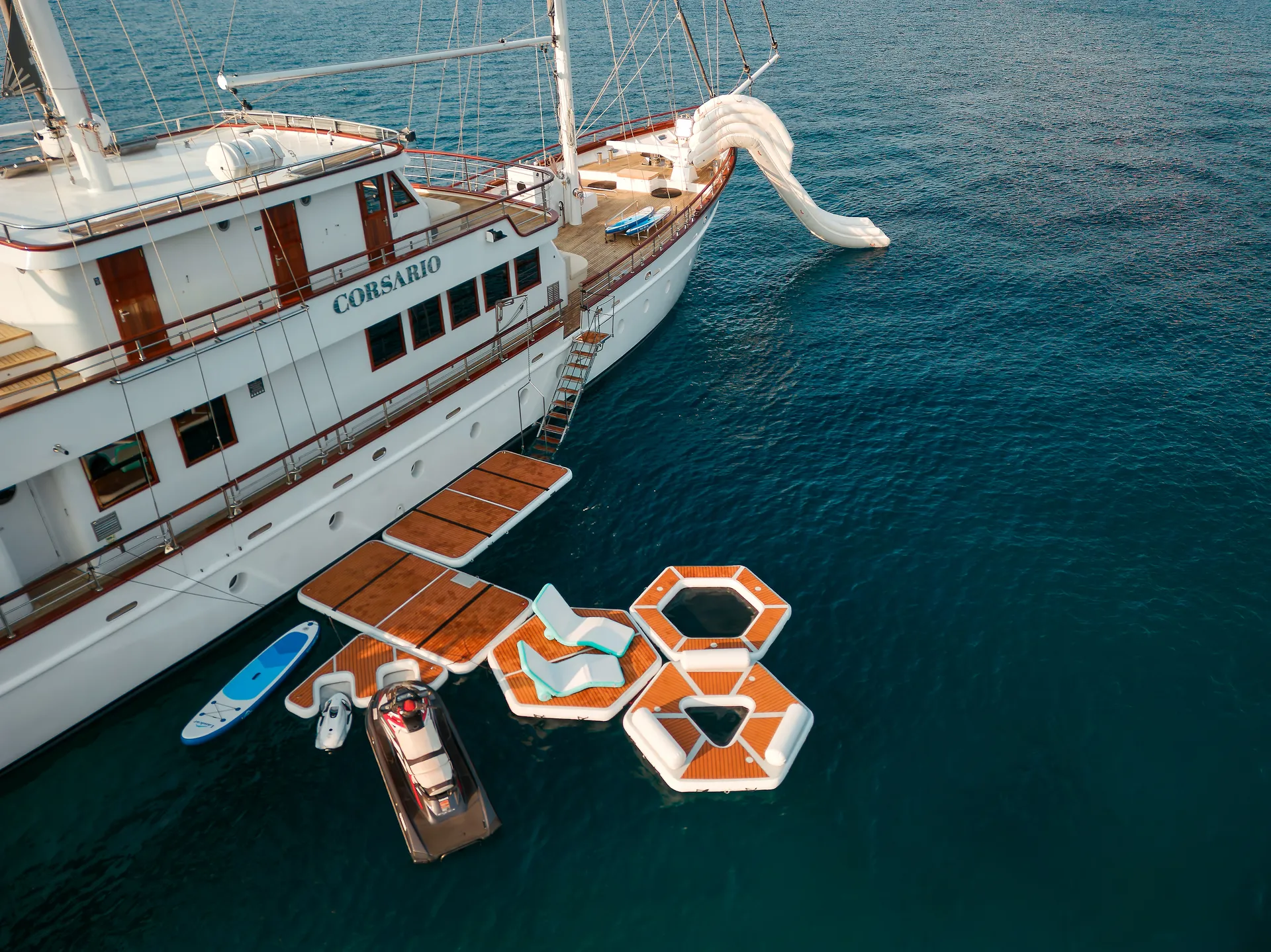 Corsario yacht interior or exterior view