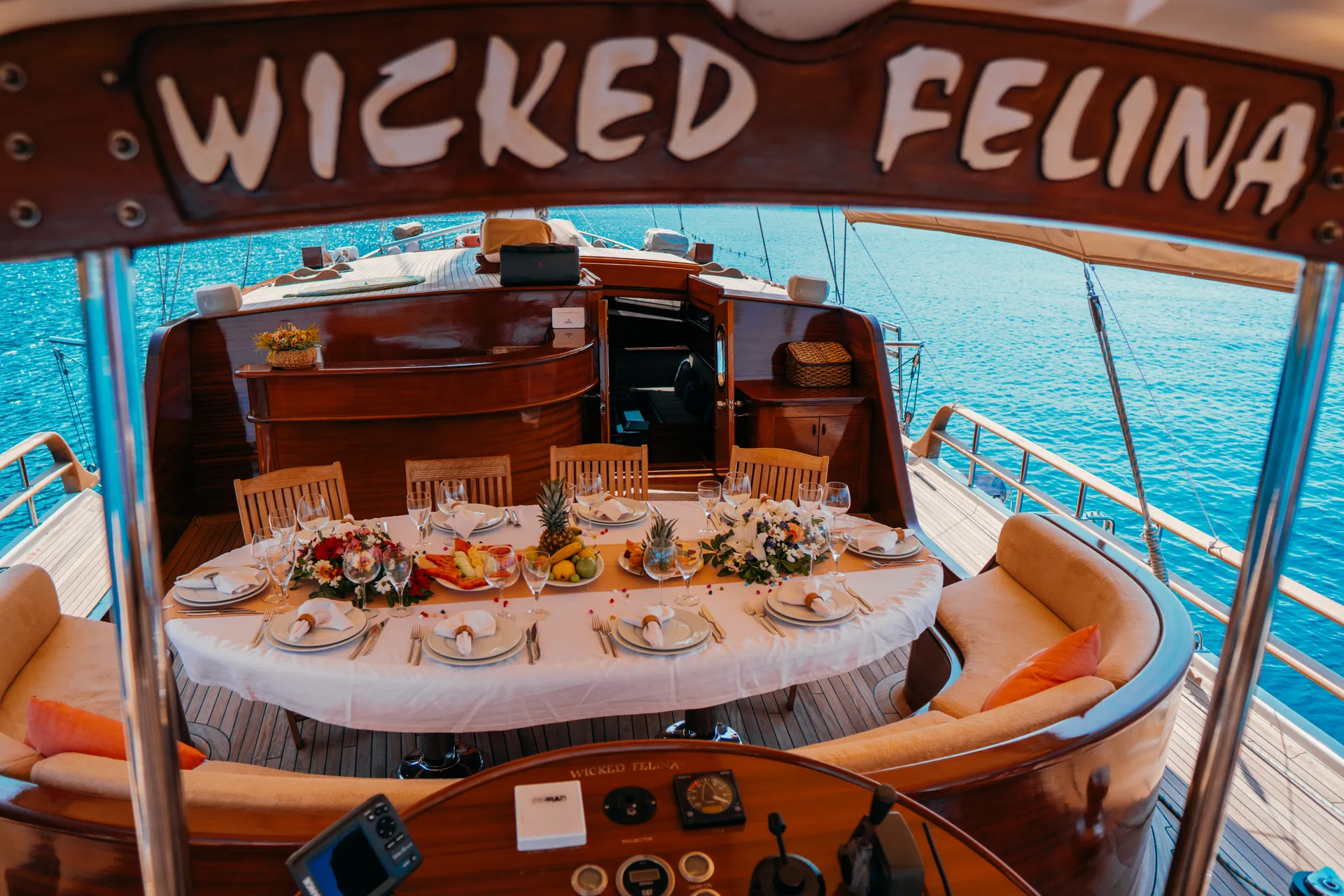 Wicked Felina yacht interior or exterior view